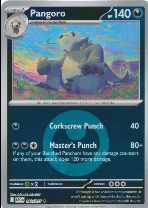 Ascended Heroes Pangoro [Energy] Pokémon card